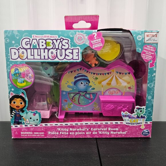 Gabby's Dollhouse Kitty Narwhal's Carnival Room - Picture 1 of 4